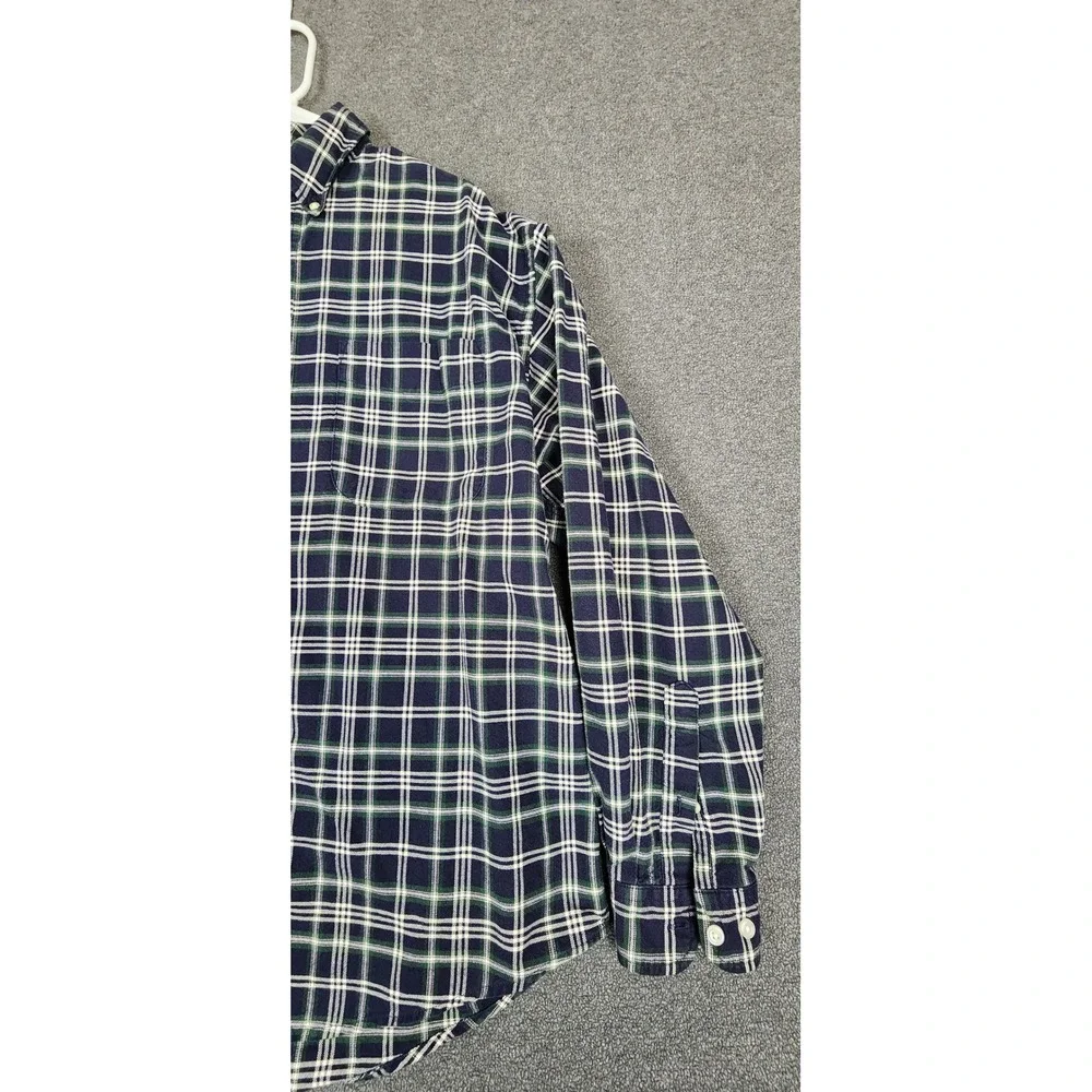 Eddie Bauer Mens Flannel Shirt Plaid‎ Button Down Long Sleeve L/G